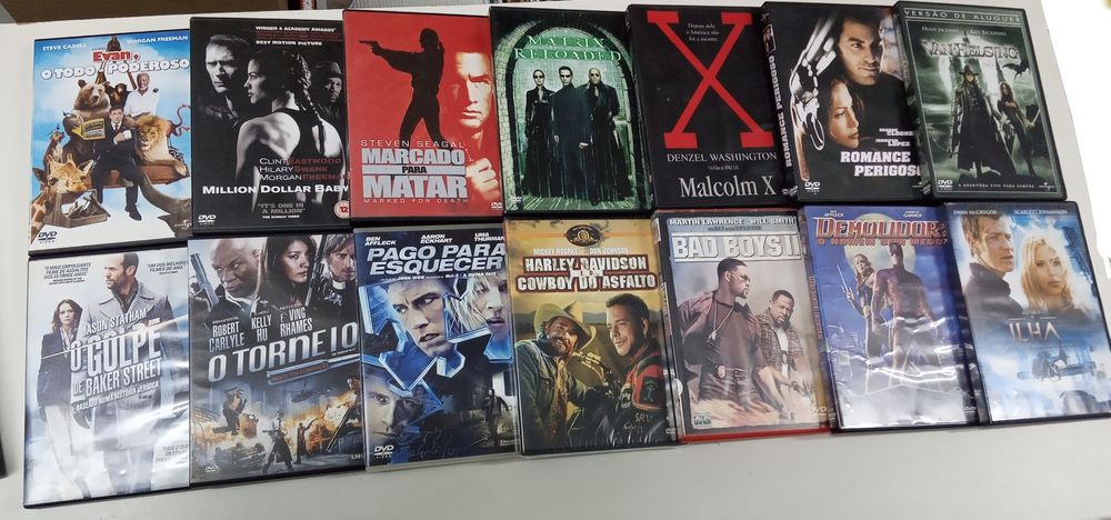 Dvd de artes marciais e acção, Tom Cruise, Van damme, Jet Li.