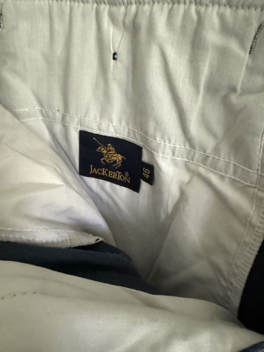 Calças de bombazine homem Jackerton, azul‑escuro, tamanho 46