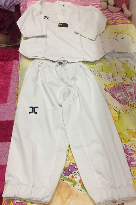 Fato taekwondo crianca  8a12 anos