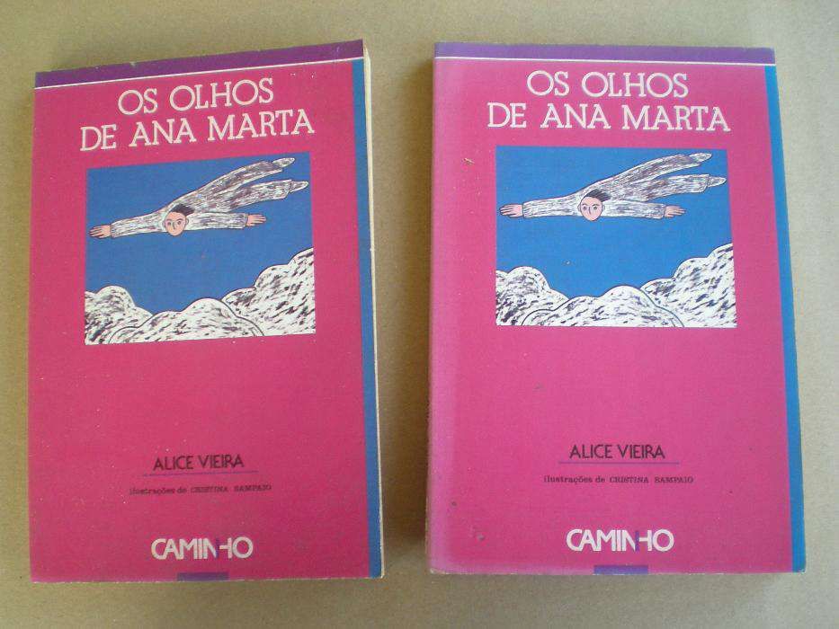 Os olhos de Ana Marta Livro Alice Vieira Caminho editora