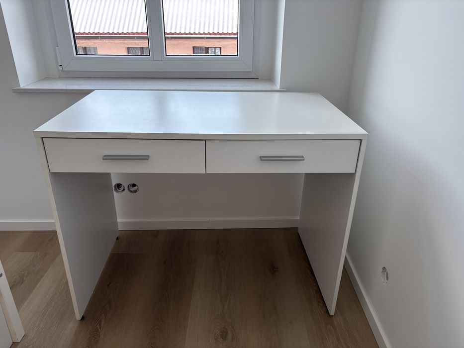 Meble dziecięce młodzieżowe białe zestaw