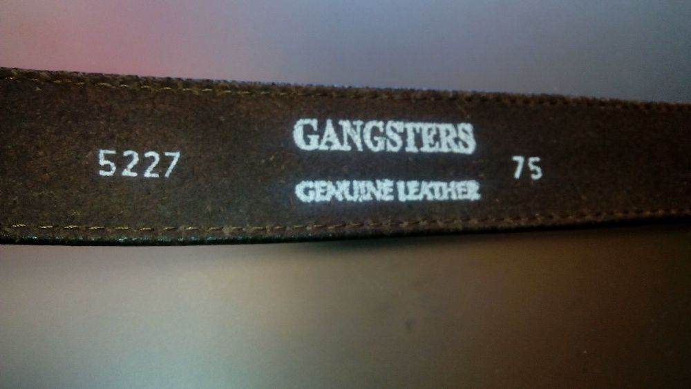 Cinto em pele Gangsters