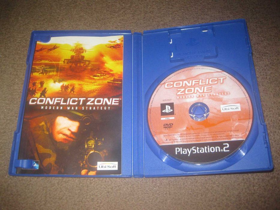 Jogo "Conflict Zone: Modern War Strategy" para Playstation 2/Completo!