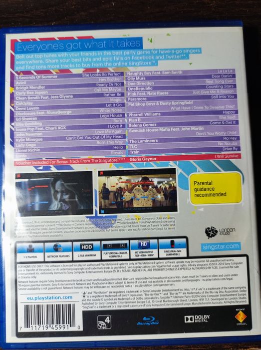 Gra Singstar + 2x mikrofon | PlayStation 4