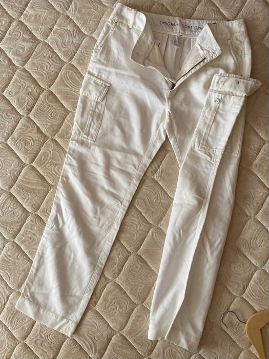 Calças cargo de cintura baixa