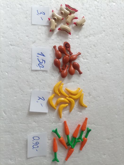Klocki LEGO jedzenie akcesoria