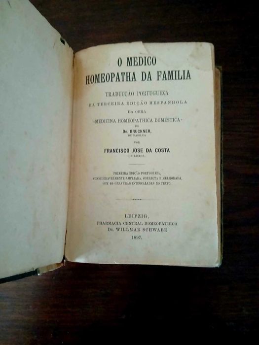 Livros antigos Homeopatia