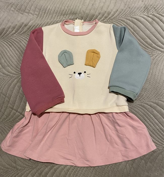 Vestido algodão quentinho 18M - Mayoral