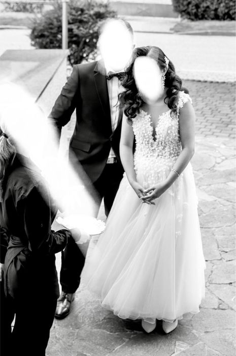 Suknia ślubna kwiaty sukienka na ślub na wesele