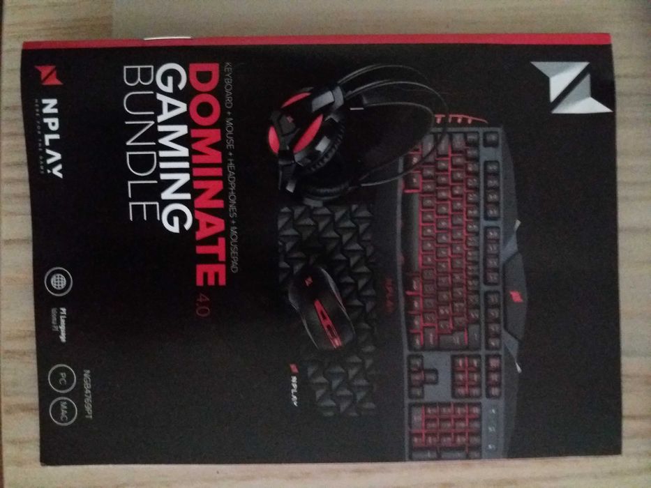 Pack / Conjunto Teclado Rato e Auscultadores NPLAY