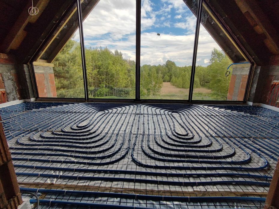 Ogrzewanie podłogowe wylewki posadzki rekuperacja Klimatyzacja