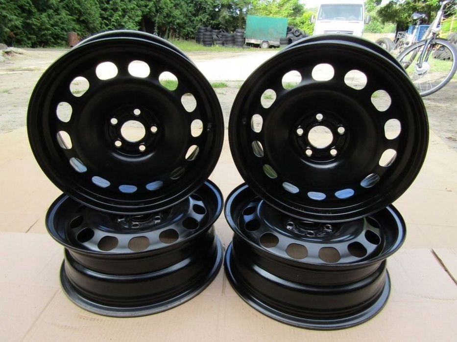 4x felgi stalowe 16 vw t-cross t cross taigo seat arona skoda kamiq scala 6 j 5x100 et35 piasta 57,1 mm 2Q0601027