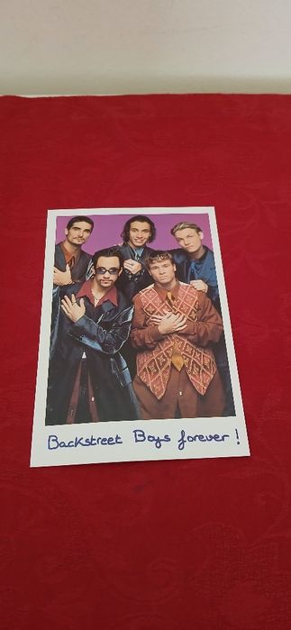 Postal/Foto Backstreet Boys,nova
