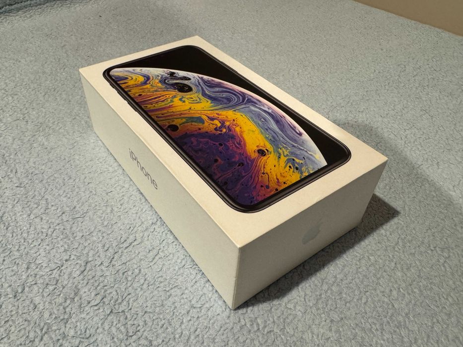iPhone XS 256GB SILVER oryginalne pudełko opakowanie kartonik +KLUCZYK