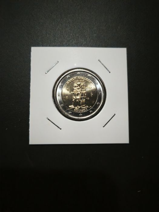 Moeda 2€ Itália Pinóquio 2026 unc