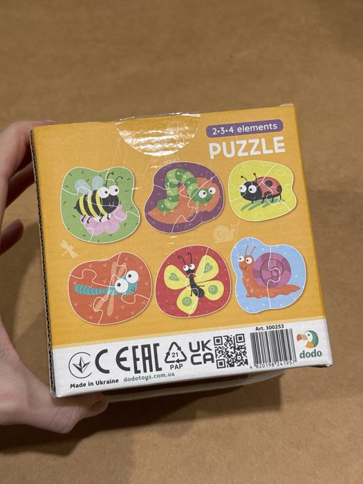 Пазли DoDo 6в1 , на вік 18М+
