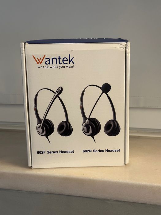 VENDO Headset Wantek A602F (Call Center) (NOVO na Caixa)