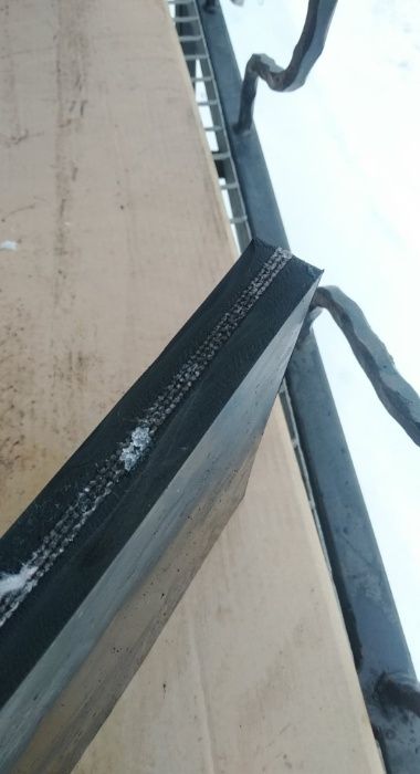 Lemiesz zgarniacz gumowy trudnościeralny 2,5m