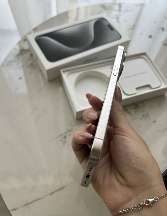 iPhone 15 Pro Max 256GB Titanium White 92%