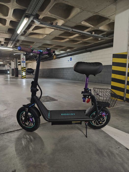 Trotinete | Bogist M5 Pro+ Black & Purple Edition | Premium + Extras