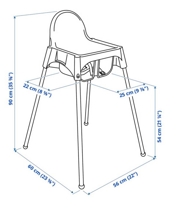 Cadeira de refeição IKEA ANTILOP