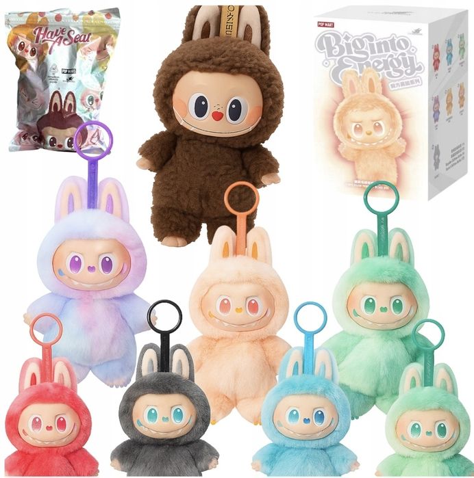 LABUBU BRELOK The Monsters  Pluszowa Maskotka Najnowsza Seria NEONOWE