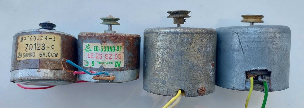 Мікроелектродвигуни для магнітофонів, принтерів і т.п.