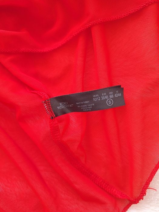 Червоний  пеньюар розмір S