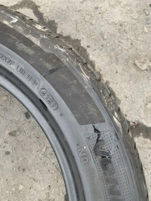 Шини 255/50 R19 Hankook 2021р, 6,2мм літо