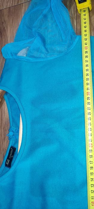 Ładna wiosenna sukienka rozm L -XLwymiary na fotkacjch