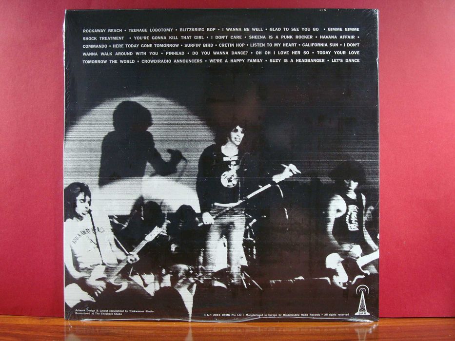 Ramones- Here Today Gone Tomorrow / Novo - Selado / LP / EU / 2015