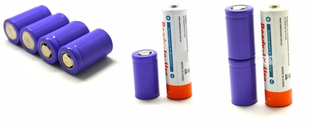 Bateria Recarregável Li-ion 14250 (uso industrial) | 3.7V | 280mAh |