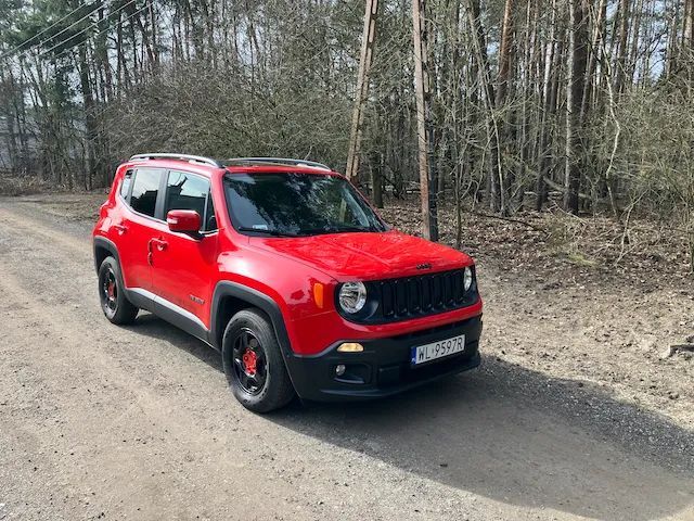 Jeep Renegade 1,4 Multiair 140 KM, Limited, 71 500 km, stan idealny, bez uszkodzeń