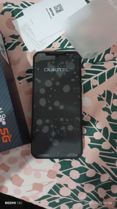 Vendo Oukitel WP 56, 5G, 256 G, novo