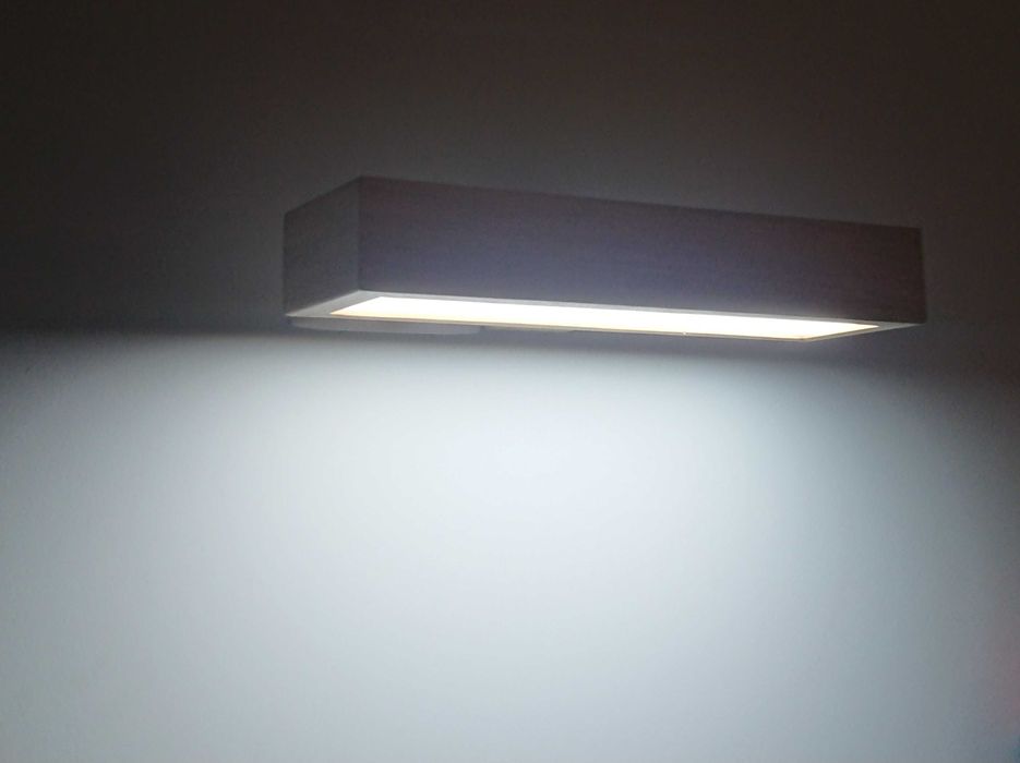 Luminária aplique parede teto 40x10cm hall candeeiro WI-FI dimavel