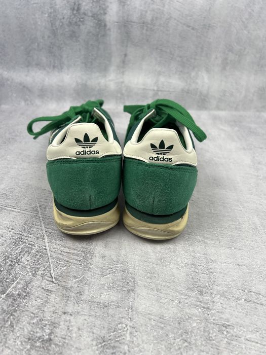 Adidas SL72 Zielone Sneakersy Retro Zamszowe Sznurowane