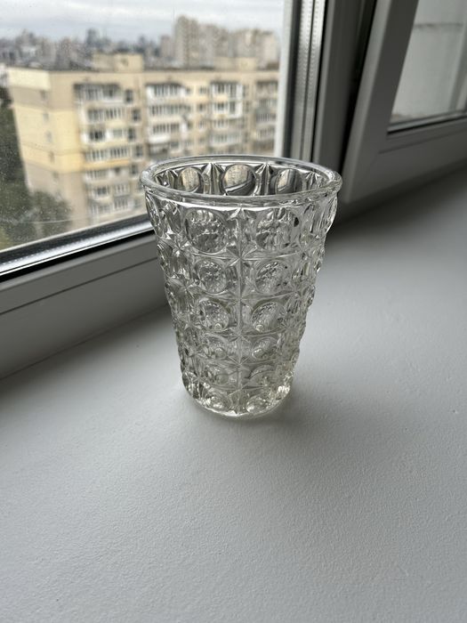 Ваза хрустальная Чехия