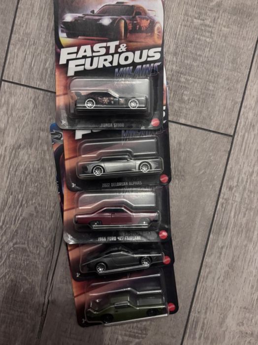 Fast and furious hot wheels villans