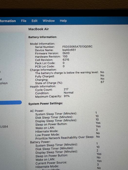 MacBook Air m2 8/256