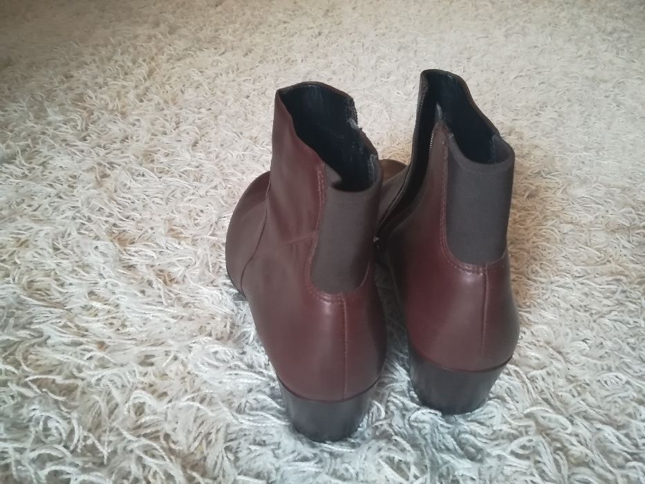 Kozaki, botki buty zimowe damskie ecco ze skóry rozm.38/39