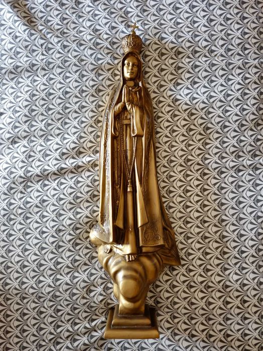 Estátua em BRONZE nossa senhora de Fátima