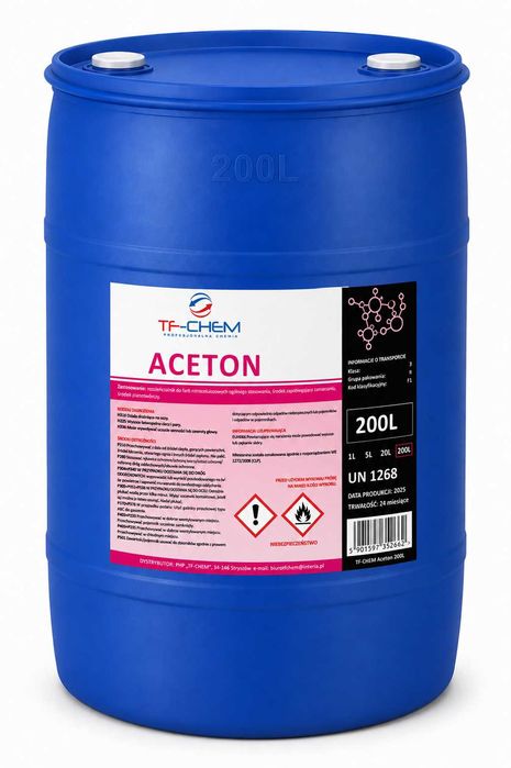 Aceton 200 Litrów