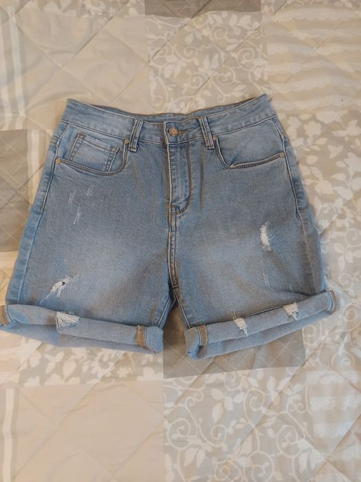 Szorty damskie jeansowe spodnie spodenki cudi jeans hit viral style new hot Basic must have retro vintage premium