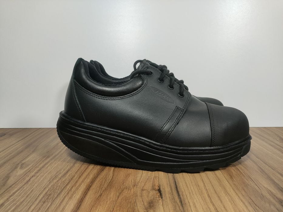 Buty Mbt skórzane korygujące zdrowotne czarne r. 39 25,7cm