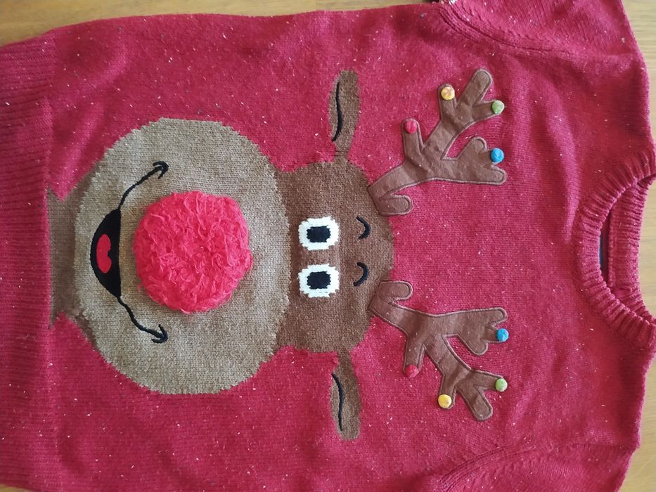 Свитер новогодний новорічний светрик next