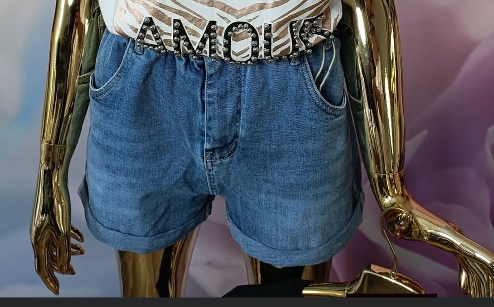 Spodenki szorty Msara jeans pas gumka
