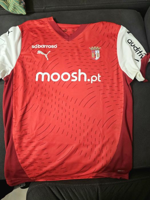 SC. Braga Camisola oficial Joao Ferreira 13# usada e assinada - CERTIF