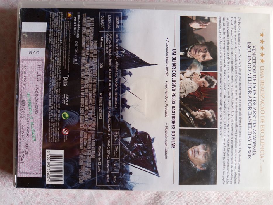 DVD. -   Lincoln