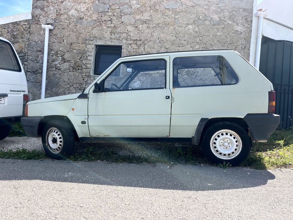 Fiat Panda 750 1986 - não anda, para peças ou restauração