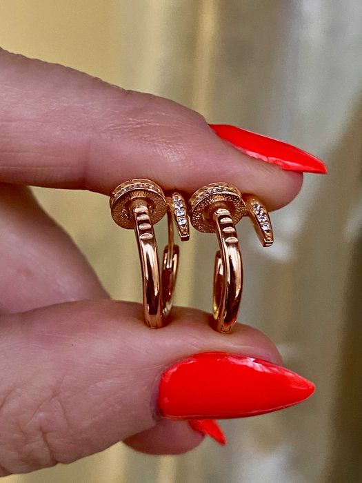 Стильні та довгі сережки, конго, комплекти